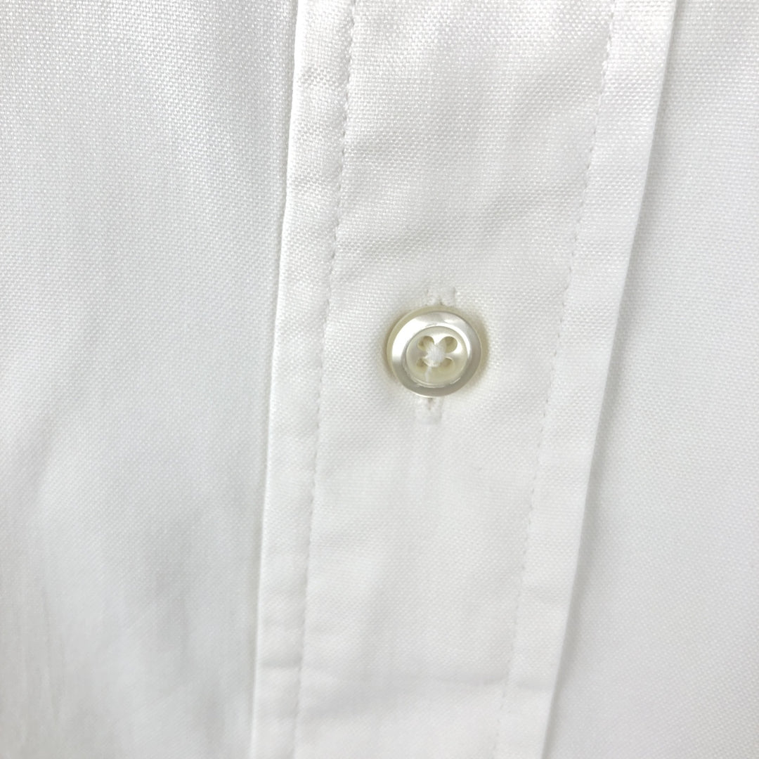 80s-90'S Brooks Brothers MAKERS Long Sleeve Button Down Shirt Made in USA Men's Size L Vintage cotton white type Vintage Second Hand