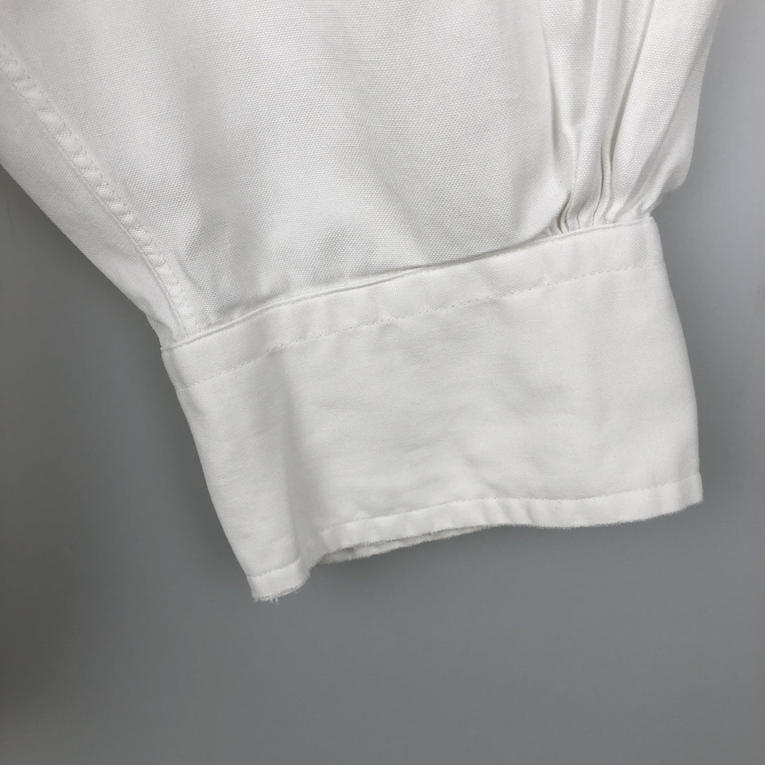 80s-90'S Brooks Brothers MAKERS Long Sleeve Button Down Shirt Made in USA Men's Size L Vintage cotton white type Vintage Second Hand