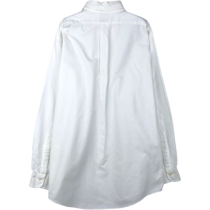 Brooks Brothers Est.1818 Long Sleeve Button Down Shirt Made in USA Men's Size L Supima Cotton white type Vintage Second Hand