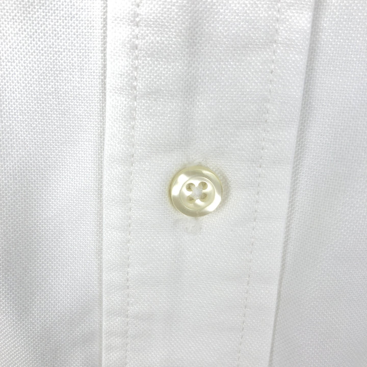 Brooks Brothers Est.1818 Long Sleeve Button Down Shirt Made in USA Men's Size L Supima Cotton white type Vintage Second Hand