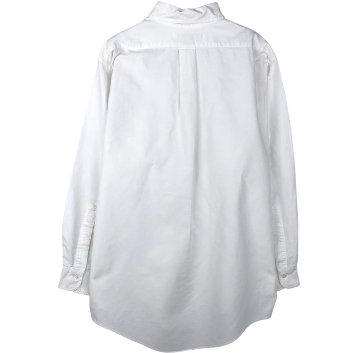 Brooks Brothers long sleeve button down shirt made in USA, size L for men cotton white type Vintage Second Hand