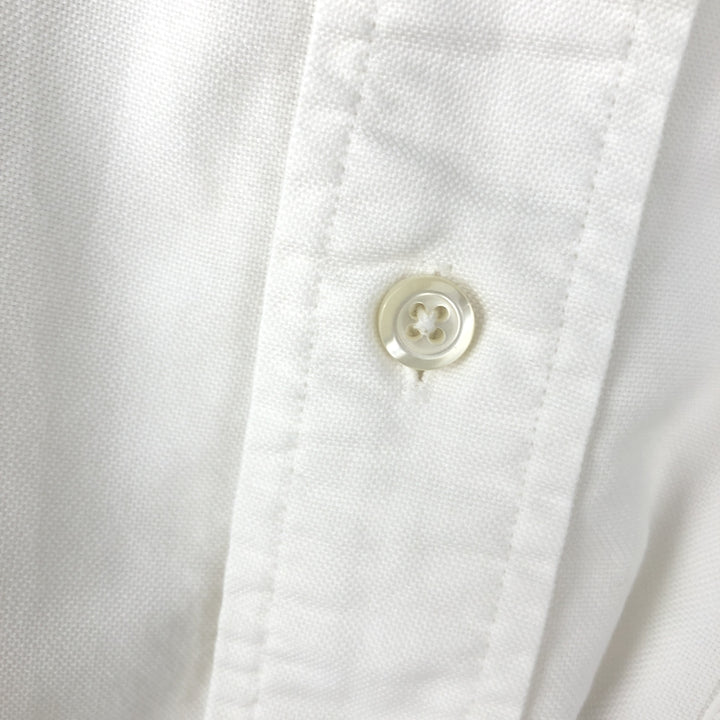 Brooks Brothers long sleeve button down shirt made in USA, size L for men cotton white type Vintage Second Hand