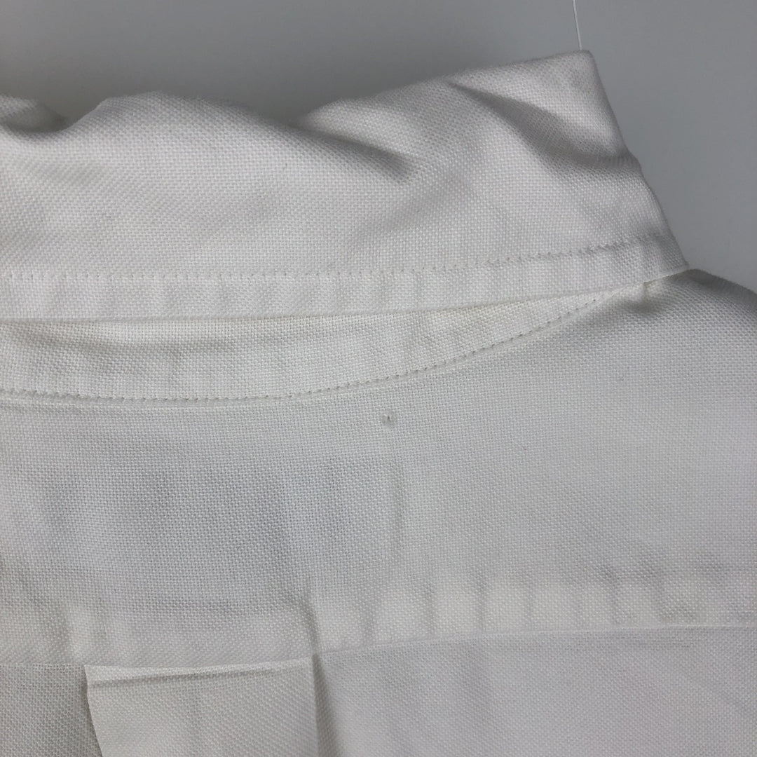 Brooks Brothers long sleeve button down shirt made in USA, size L for men cotton white type Vintage Second Hand