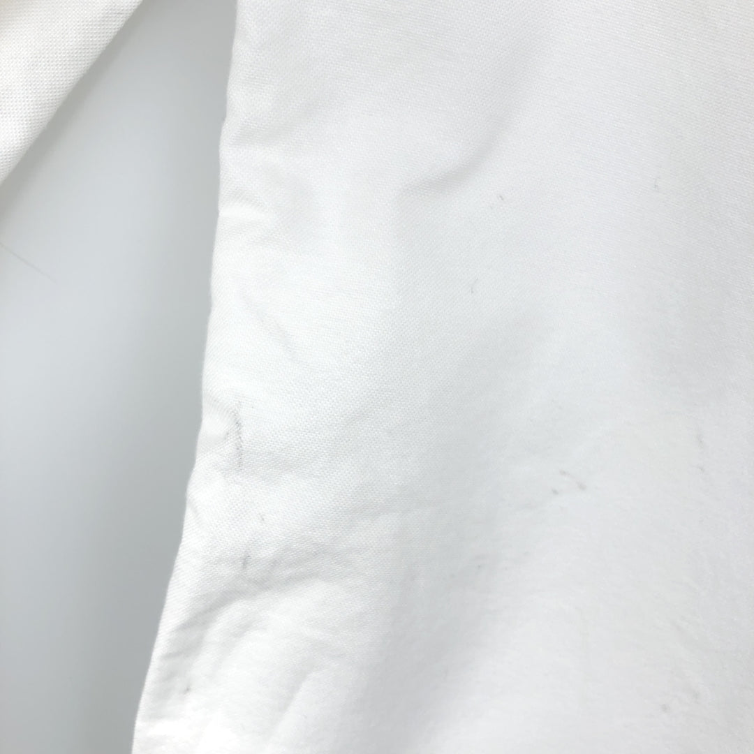 Brooks Brothers Est.1818 Long Sleeve Button Down Shirt Made in USA Men's XL Supima Cotton white type Vintage Second Hand