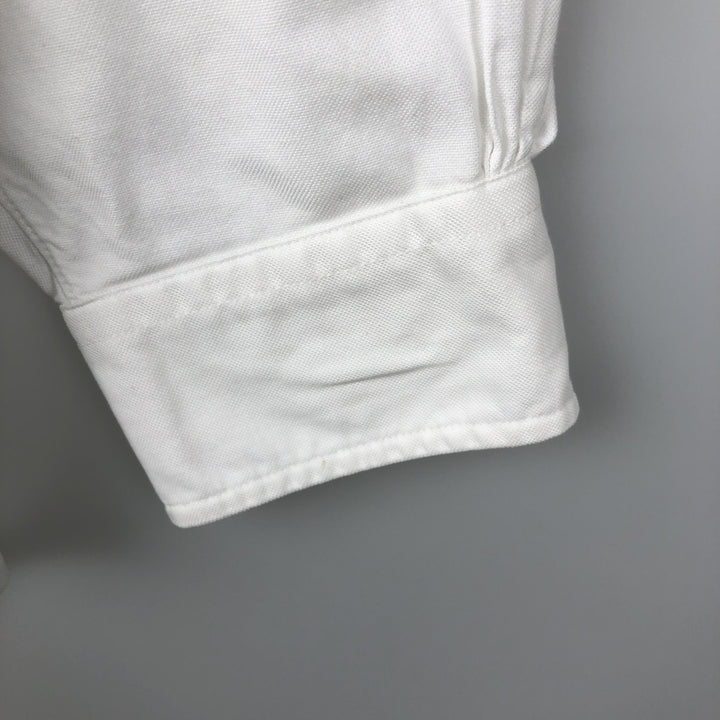 Brooks Brothers MAKERS Long Sleeve Button Down Shirt Made in USA Men's Size L cotton white type Vintage Second Hand