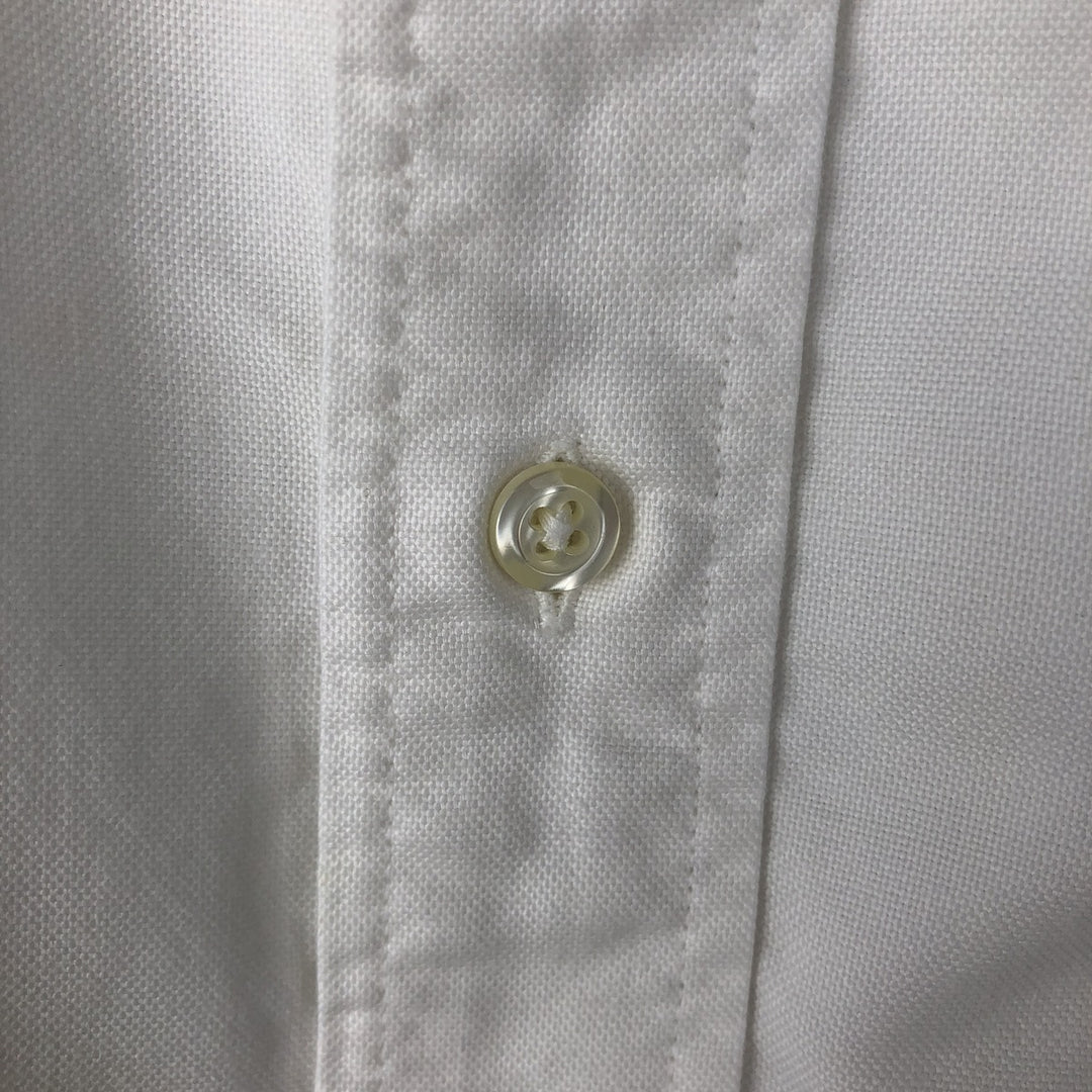 80s-90'S Brooks Brothers MAKERS Long Sleeve Button Down Shirt Made in USA Men's XL Vintage Supima Cotton white type Vintage Second Hand