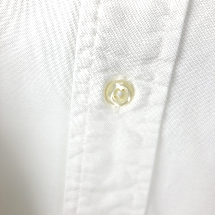 Brooks Brothers Est.1818 Long Sleeve Button Down Shirt Made in USA Men's XL Supima Cotton white type Vintage Second Hand
