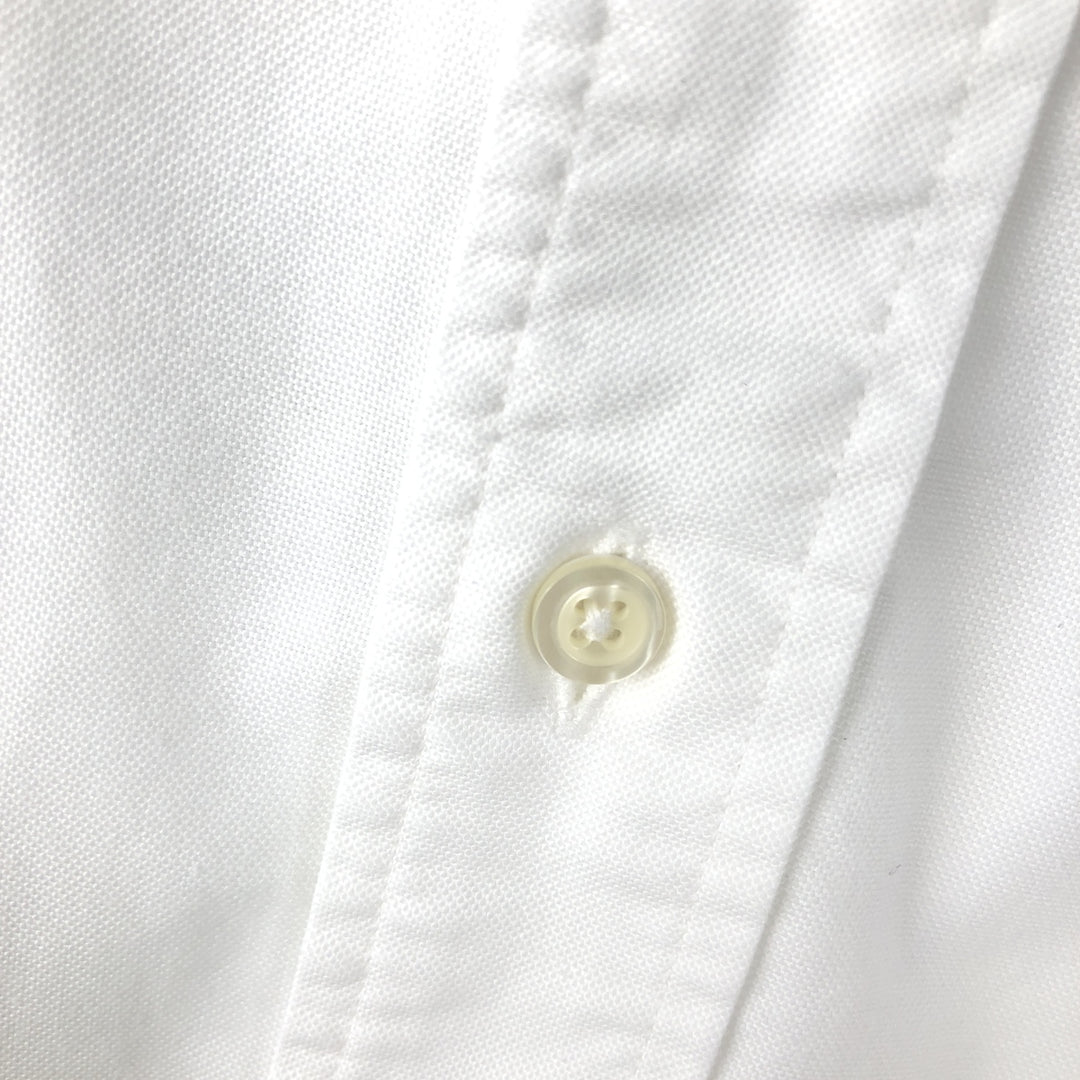 Brooks Brothers Est.1818 Long Sleeve Button Down Shirt Made in USA Men's Size L Supima Cotton white type Vintage Second Hand