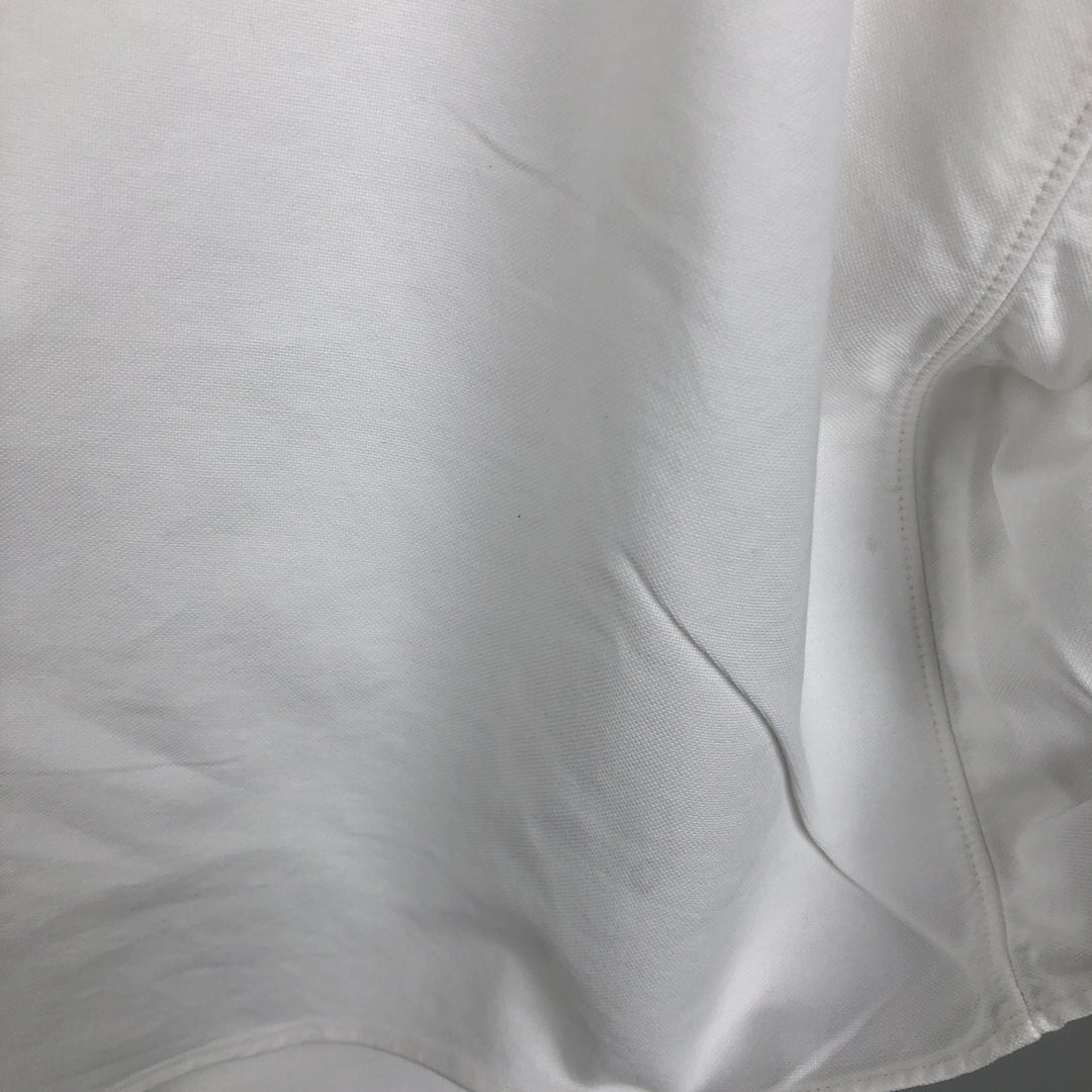 Brooks Brothers Est.1818 Long Sleeve Button Down Shirt Made in USA Men's XL Supima Cotton white type Vintage Second Hand