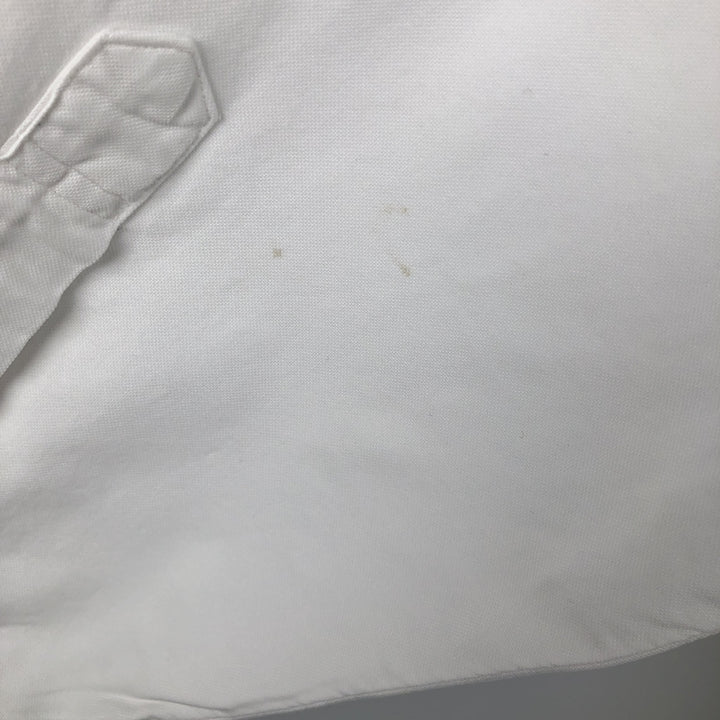 Brooks Brothers Est.1818 Long Sleeve Button Down Shirt Made in USA Men's XL Supima Cotton white type Vintage Second Hand