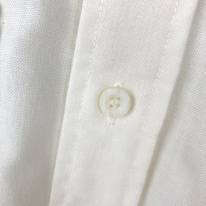 70s-80'S Lee EXTRA LONG TAILS Long-Sleeve Shirt, Made in USA, Men's Size M (Equivalent), Vintage unclear ivory Vintage Second Hand