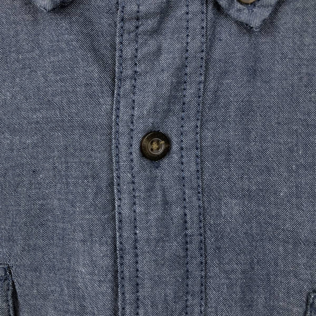 Carhartt Long Sleeve Button Down Work Shirt Men's XL cotton gray type Vintage Second Hand