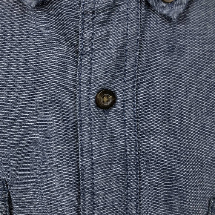 Carhartt Long Sleeve Button Down Work Shirt Men's XL cotton gray type Vintage Second Hand