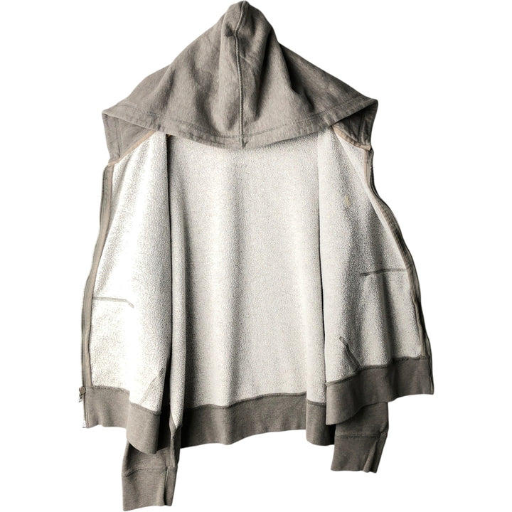 Ralph Lauren POLO RALPH LAUREN full-zip sweatshirt hoodie, women's size L cotton gray type Vintage Second Hand