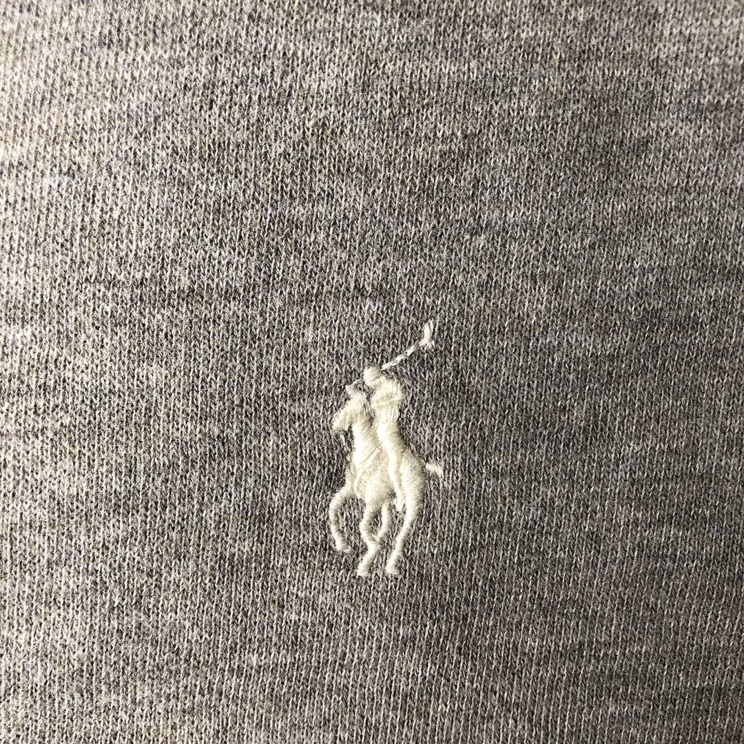 Ralph Lauren POLO RALPH LAUREN full-zip sweatshirt hoodie, women's size L cotton gray type Vintage Second Hand