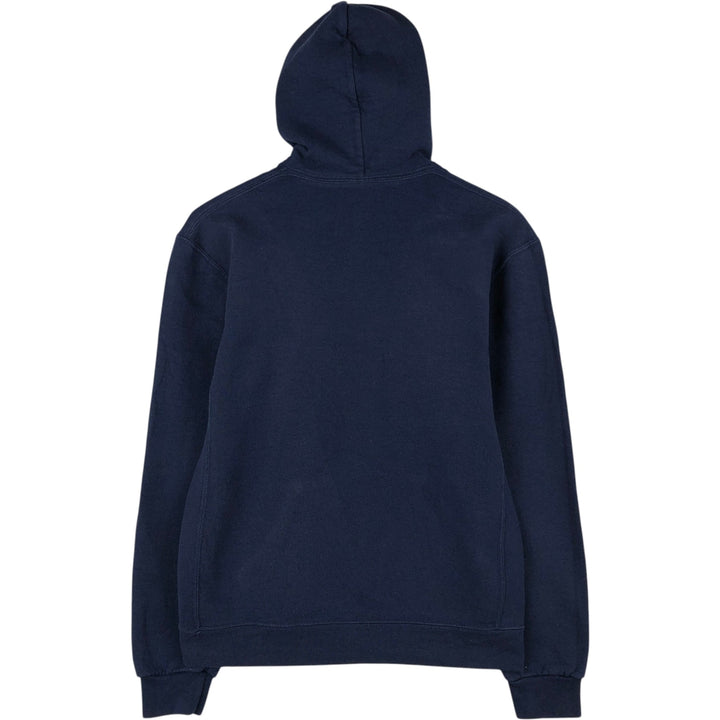 2000'S Russell sweatshirt pullover hoodie, men's size XL equivalent. cotton navy blue type Vintage Second Hand
