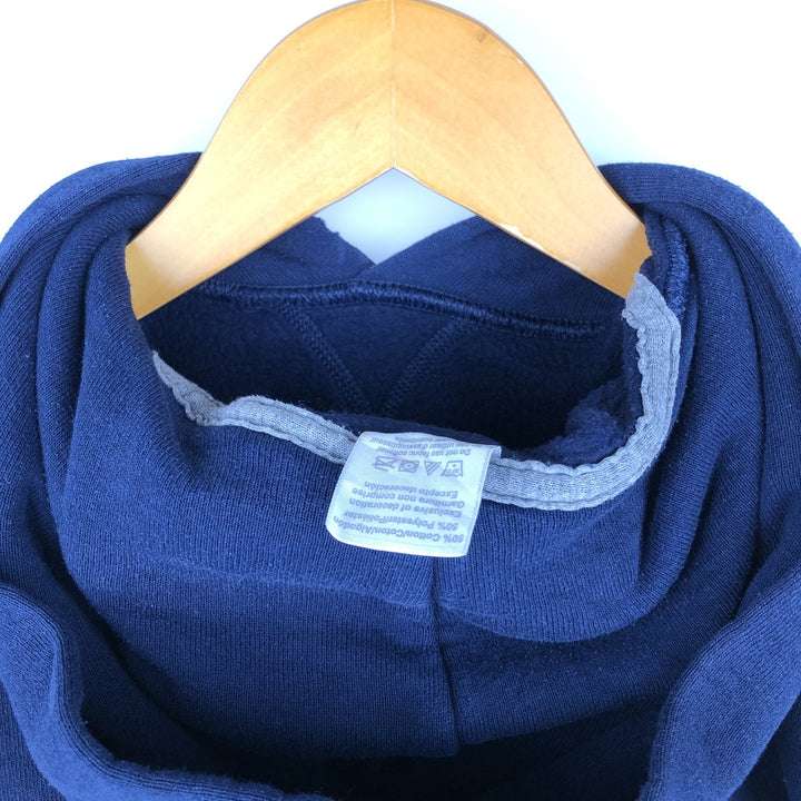 2000'S Russell sweatshirt pullover hoodie, men's size XL equivalent. cotton navy blue type Vintage Second Hand