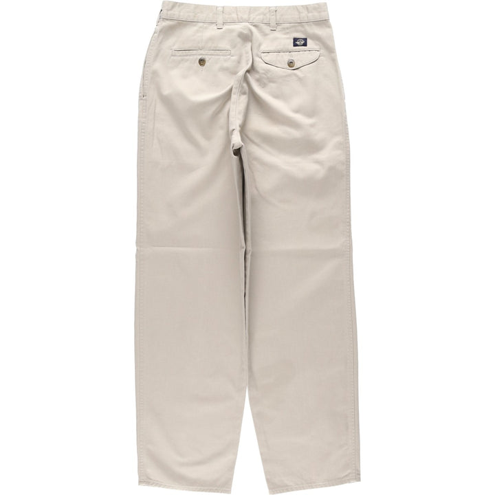 90'S Dockers Classic Fit Two-Pleat Chino Pants, Men's Size W30 (approx.), Vintage cotton Beige type Vintage Second Hand