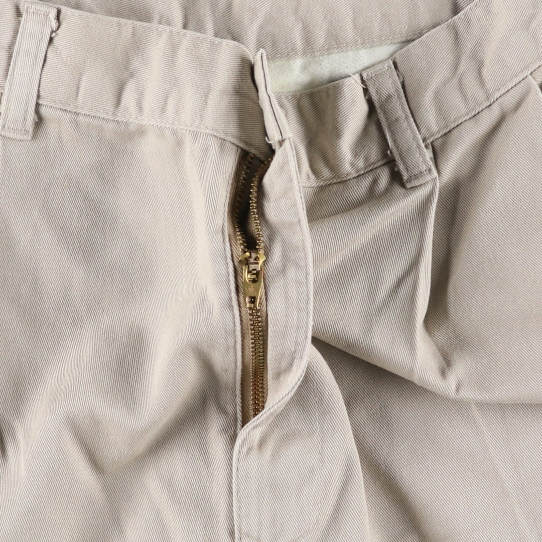 90'S Dockers Classic Fit Two-Pleat Chino Pants, Men's Size W30 (approx.), Vintage cotton Beige type Vintage Second Hand