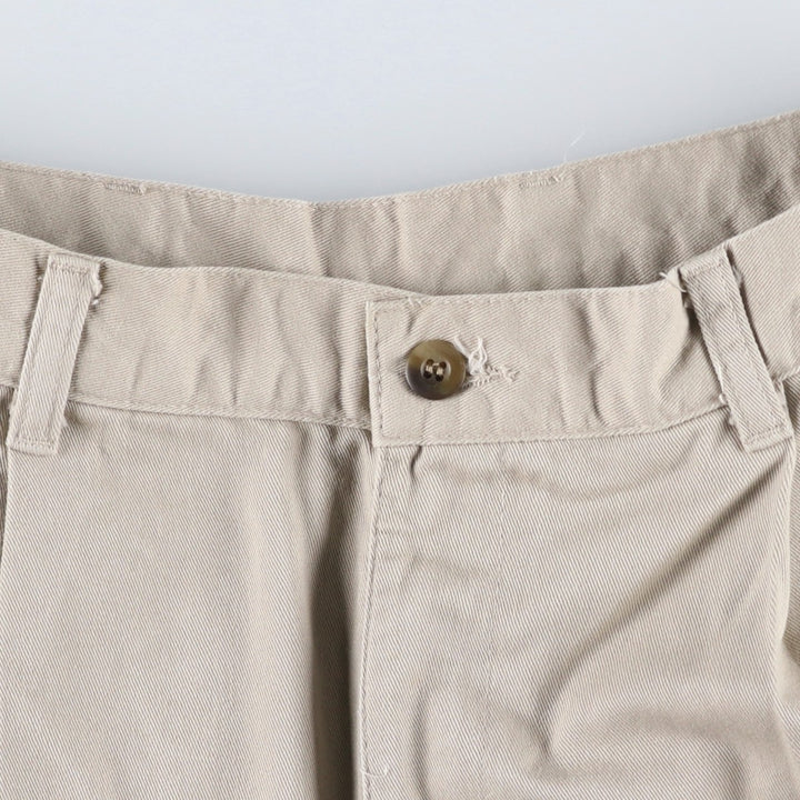 90'S Dockers Classic Fit Two-Pleat Chino Pants, Men's Size W30 (approx.), Vintage cotton Beige type Vintage Second Hand