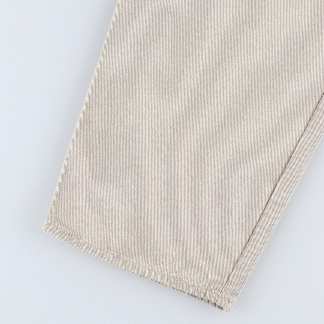 90'S Dockers Classic Fit Two-Pleat Chino Pants, Men's Size W30 (approx.), Vintage cotton Beige type Vintage Second Hand