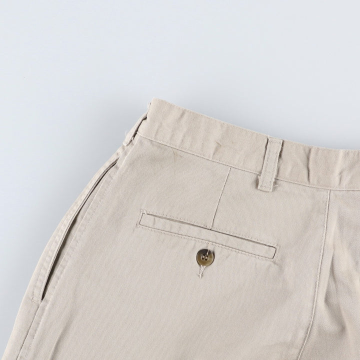 90'S Dockers Classic Fit Two-Pleat Chino Pants, Men's Size W30 (approx.), Vintage cotton Beige type Vintage Second Hand