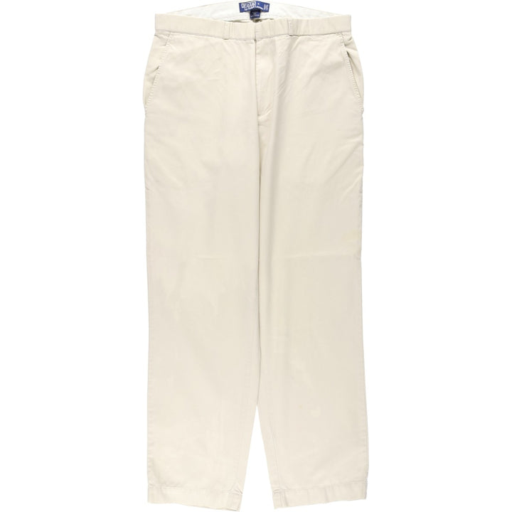Ralph Lauren POLO by Ralph Lauren PROSPECT PANT Chino pants for men, equivalent to w35 cotton ivory Vintage Second Hand