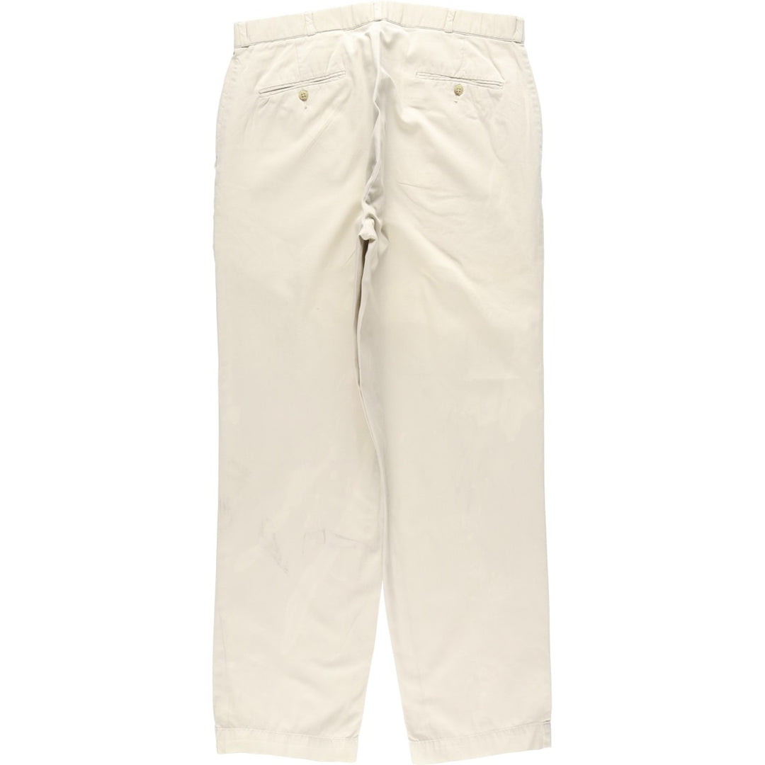 Ralph Lauren POLO by Ralph Lauren PROSPECT PANT Chino pants for men, equivalent to w35 cotton ivory Vintage Second Hand