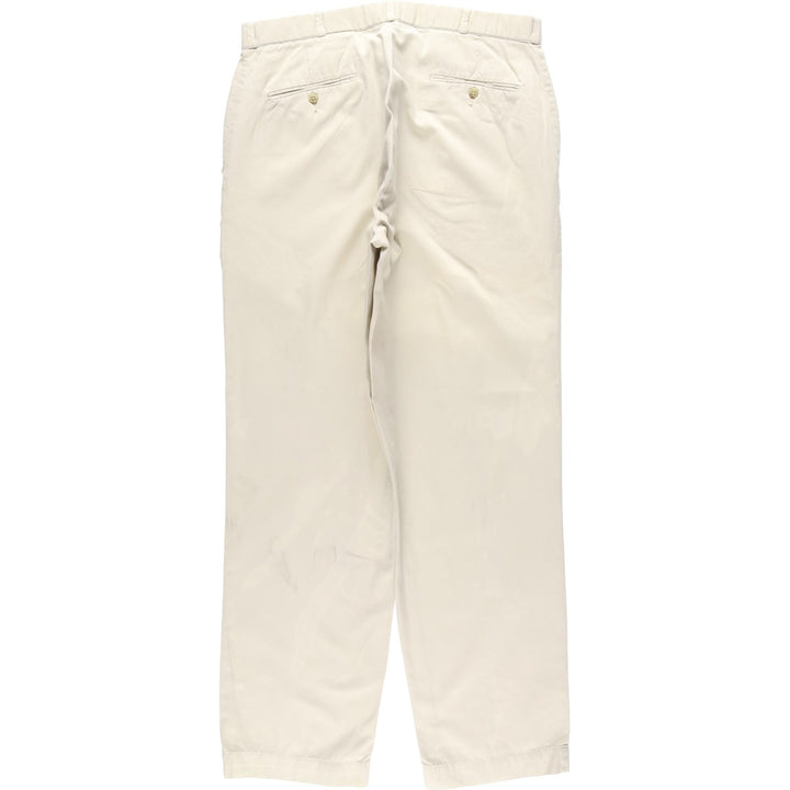 Ralph Lauren POLO by Ralph Lauren PROSPECT PANT Chino pants for men, equivalent to w35 cotton ivory Vintage Second Hand
