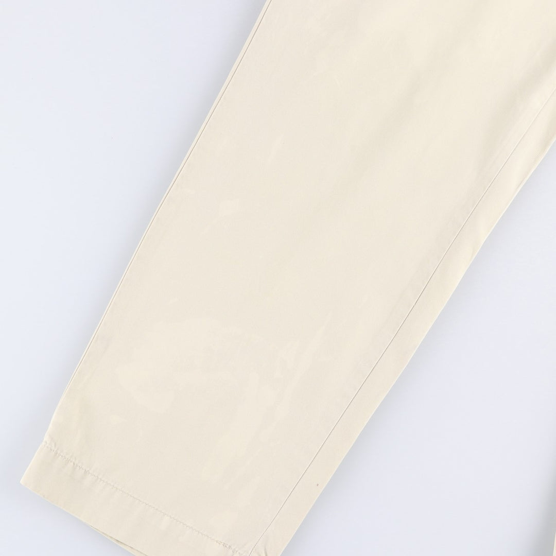 Ralph Lauren POLO by Ralph Lauren PROSPECT PANT Chino pants for men, equivalent to w35 cotton ivory Vintage Second Hand