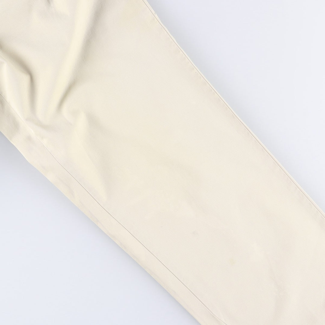 Ralph Lauren POLO by Ralph Lauren PROSPECT PANT Chino pants for men, equivalent to w35 cotton ivory Vintage Second Hand