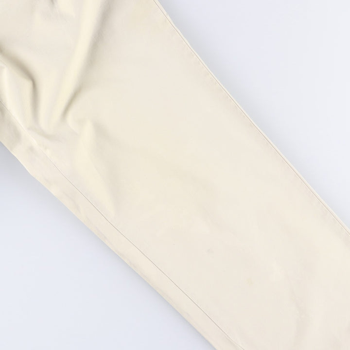 Ralph Lauren POLO by Ralph Lauren PROSPECT PANT Chino pants for men, equivalent to w35 cotton ivory Vintage Second Hand