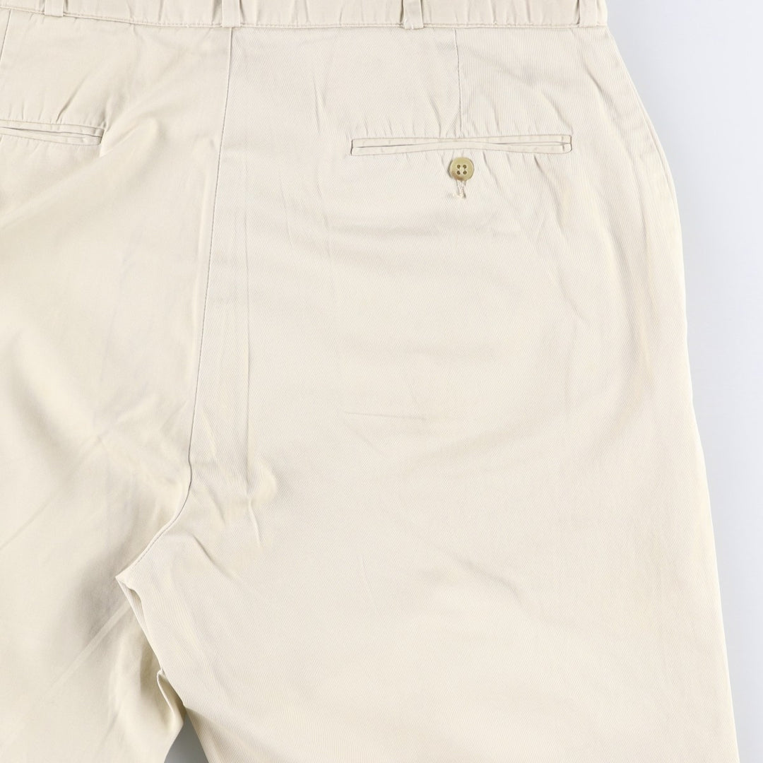 Ralph Lauren POLO by Ralph Lauren PROSPECT PANT Chino pants for men, equivalent to w35 cotton ivory Vintage Second Hand