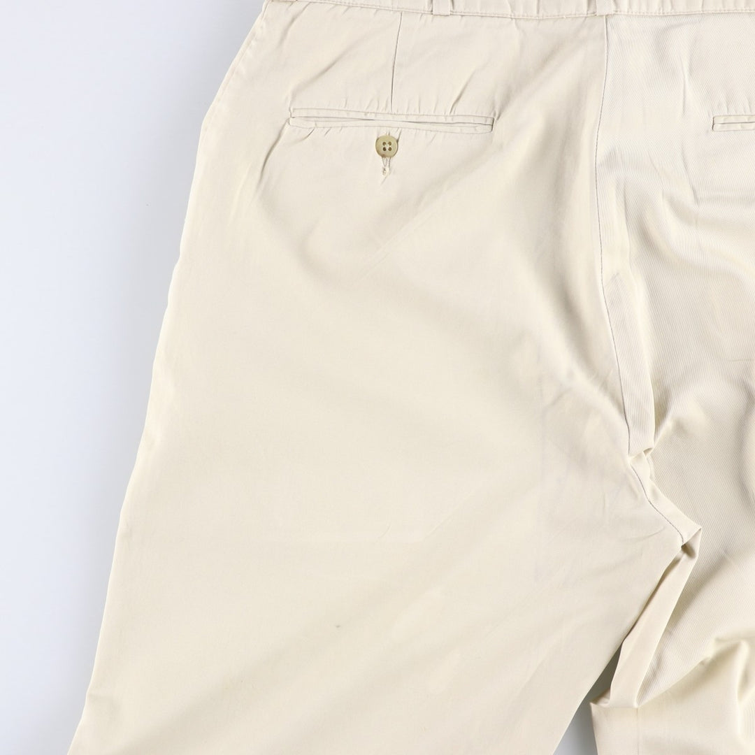 Ralph Lauren POLO by Ralph Lauren PROSPECT PANT Chino pants for men, equivalent to w35 cotton ivory Vintage Second Hand