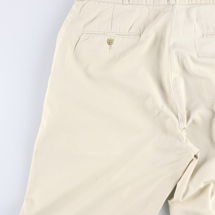 Ralph Lauren POLO by Ralph Lauren PROSPECT PANT Chino pants for men, equivalent to w35 cotton ivory Vintage Second Hand