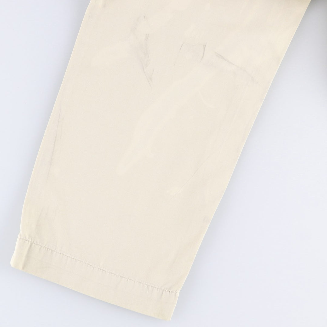 Ralph Lauren POLO by Ralph Lauren PROSPECT PANT Chino pants for men, equivalent to w35 cotton ivory Vintage Second Hand