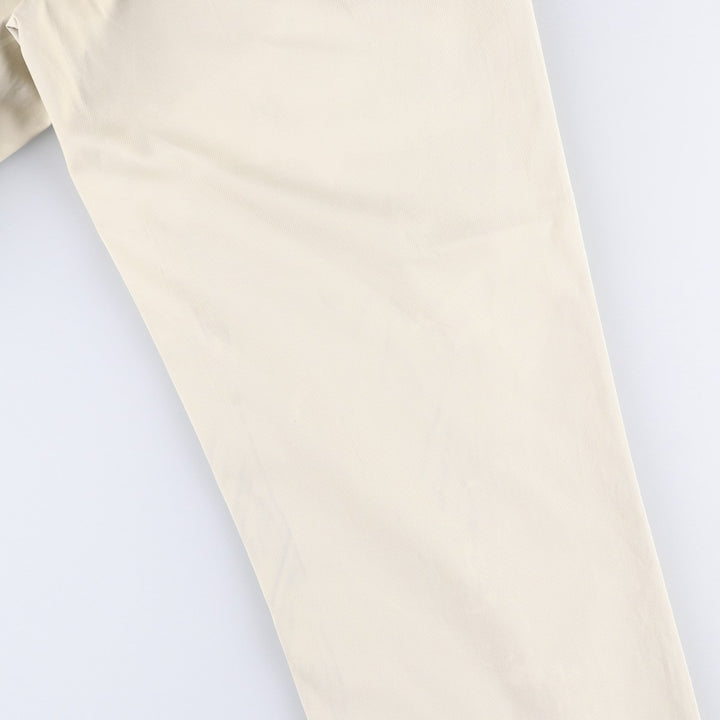 Ralph Lauren POLO by Ralph Lauren PROSPECT PANT Chino pants for men, equivalent to w35 cotton ivory Vintage Second Hand