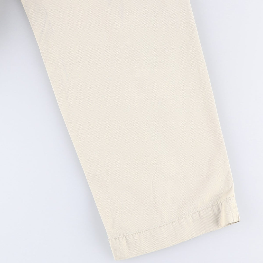 Ralph Lauren POLO by Ralph Lauren PROSPECT PANT Chino pants for men, equivalent to w35 cotton ivory Vintage Second Hand