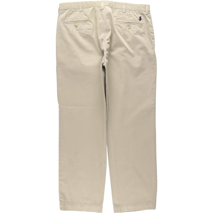 Ralph Lauren POLO by Ralph Lauren PRESTON PANT Chino pants for men, equivalent to w37 cotton beige type brown Vintage Second Hand
