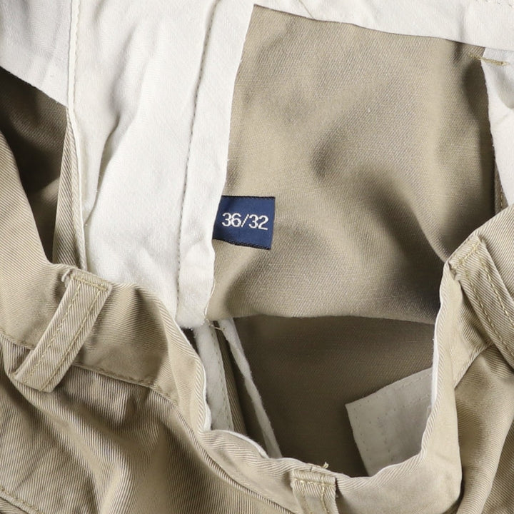 Ralph Lauren POLO by Ralph Lauren PRESTON PANT Chino pants for men, equivalent to w37 cotton beige type brown Vintage Second Hand