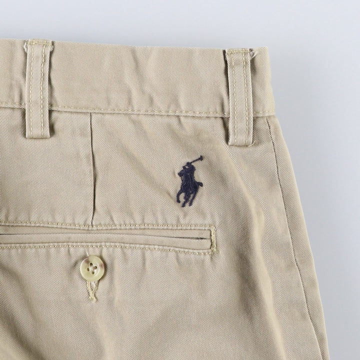 Ralph Lauren POLO by Ralph Lauren PRESTON PANT Chino pants for men, equivalent to w37 cotton beige type brown Vintage Second Hand