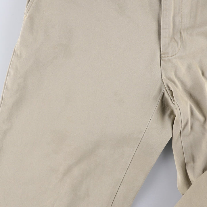 Ralph Lauren POLO by Ralph Lauren PRESTON PANT Chino pants for men, equivalent to w37 cotton beige type brown Vintage Second Hand