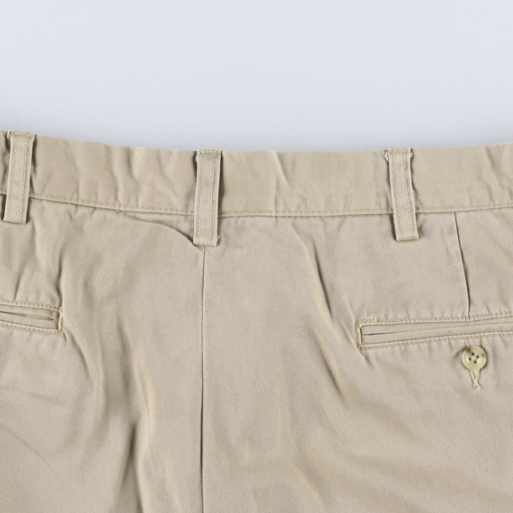 Ralph Lauren POLO by Ralph Lauren PRESTON PANT Chino pants for men, equivalent to w37 cotton beige type brown Vintage Second Hand