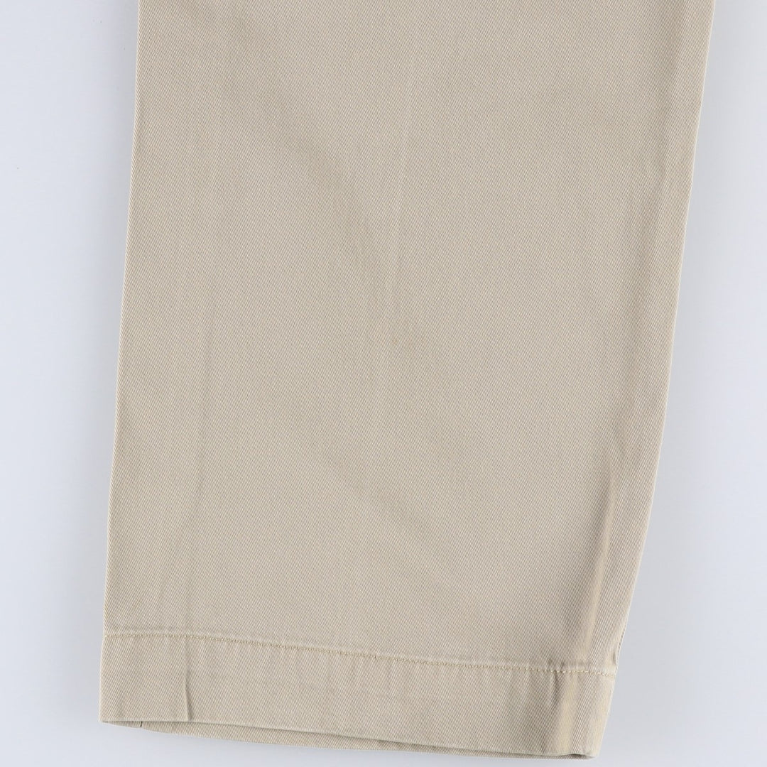 Ralph Lauren POLO by Ralph Lauren PRESTON PANT Chino pants for men, equivalent to w37 cotton beige type brown Vintage Second Hand