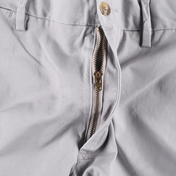 Ralph Lauren POLO RALPH LAUREN Stretch Slim Fit Chino Pants, Men's Size W35 (approx.) cotton gray type Vintage Second Hand