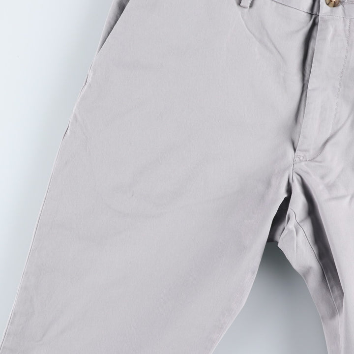 Ralph Lauren POLO RALPH LAUREN Stretch Slim Fit Chino Pants, Men's Size W35 (approx.) cotton gray type Vintage Second Hand