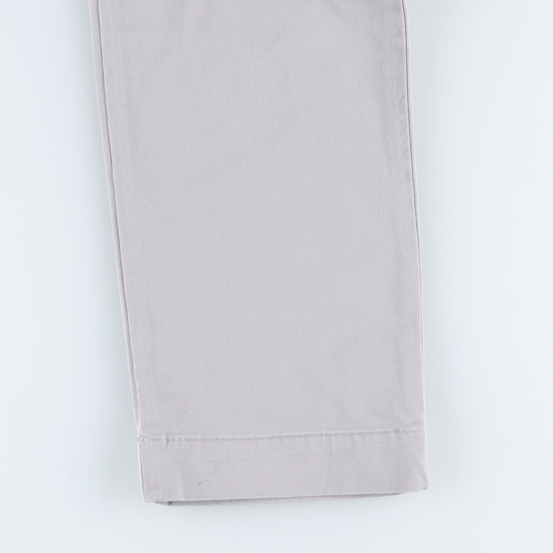 Ralph Lauren POLO RALPH LAUREN Stretch Slim Fit Chino Pants, Men's Size W35 (approx.) cotton gray type Vintage Second Hand