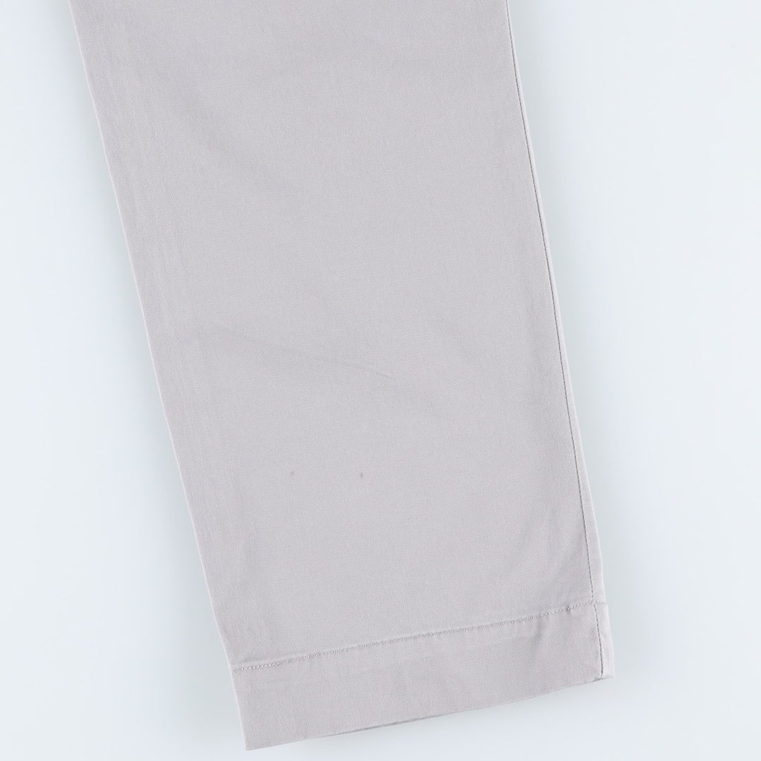 Ralph Lauren POLO RALPH LAUREN Stretch Slim Fit Chino Pants, Men's Size W35 (approx.) cotton gray type Vintage Second Hand