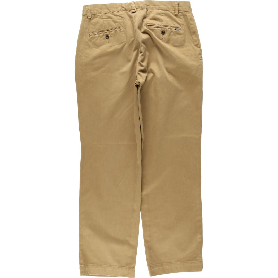 Ralph Lauren POLO RALPH LAUREN Men's Chino Pants, Size W33 cotton brown type Vintage Second Hand