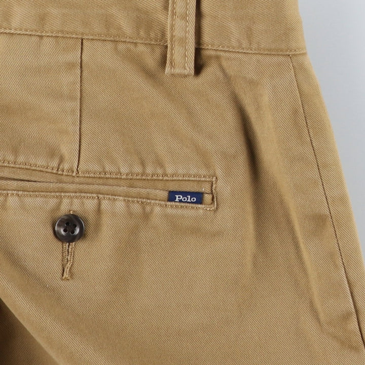 Ralph Lauren POLO RALPH LAUREN Men's Chino Pants, Size W33 cotton brown type Vintage Second Hand